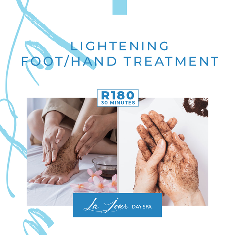 Lightening Foot/Hand Treatment: 30mins