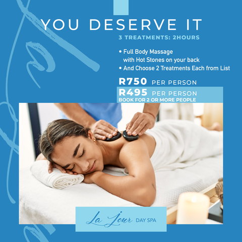 You Deserve It! – 3 Treatments: 2 hours