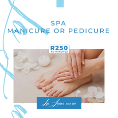 Spa Manicure Or Pedicure: 60mins